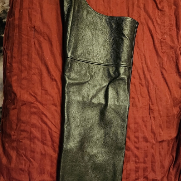 Wilsons Leather Black Boot Cut Pants - Picture 6 of 7